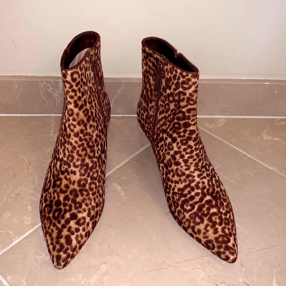 J. Crew Leopard Booties